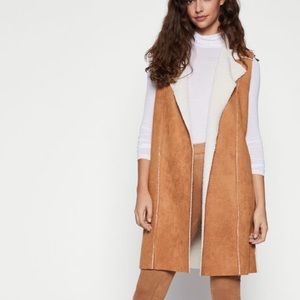 BCBG GENERATION Faux suede jacket SIZE XXS